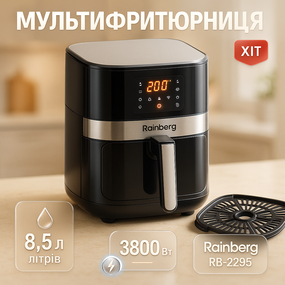 Аэрофритюрница домашняя аэрогриль, Аэрогриль для приготовления гриля, Настольная фритюрница QN-66