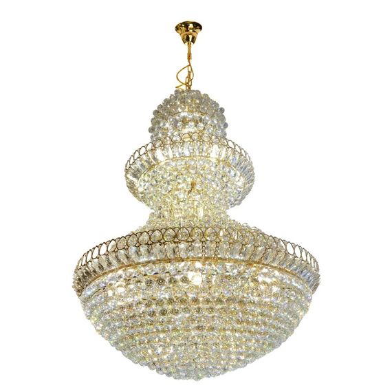 Люстра подвесная хрустальная с подсветкой LED E14 40W G (BCL-394S/30)