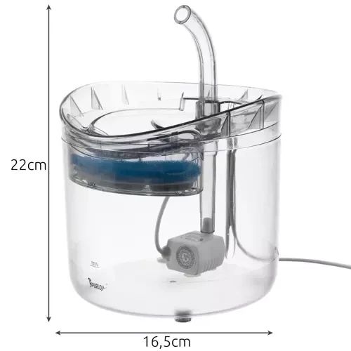 Поїлка-фонтан 2 в 1 для тварин PURLOV 20700 | Зображення 1