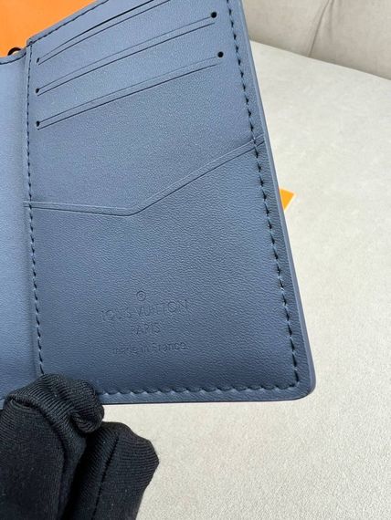 Кардхолдер синій Louis Vuitton Aerogram Blue k414 | Зображення 6