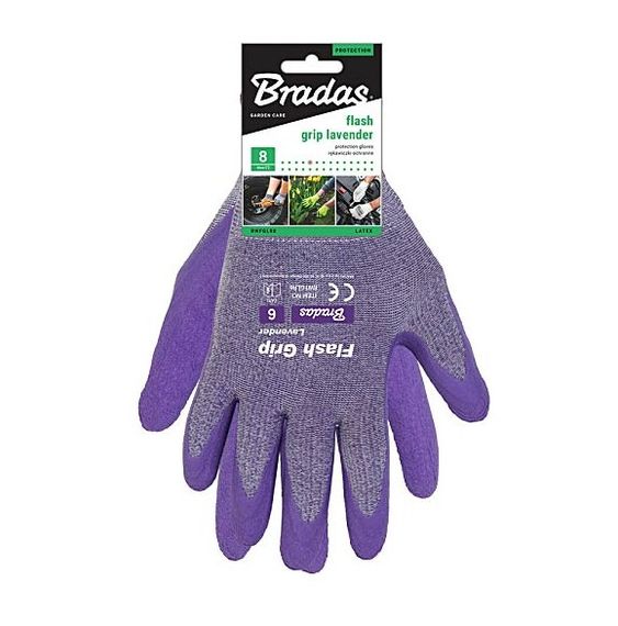 Рукавички захисні Bradas FLEX GRIP LAVENDER розмір 7 RWFGLR7 | Зображення 2