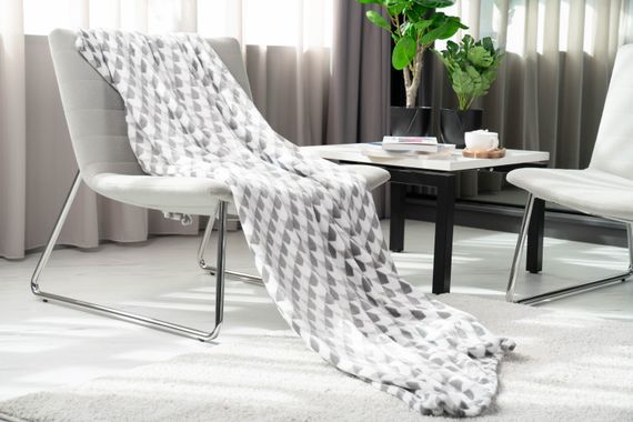 Плед ARDESTO  Flannel, 160х200см, геометрія 100% поліестер (ART0104PB) | Зображення 1