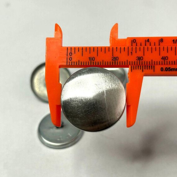 Ґудзик під обтяжку на металевій ніжці 28 мм №44 - 250 шт | Зображення 4