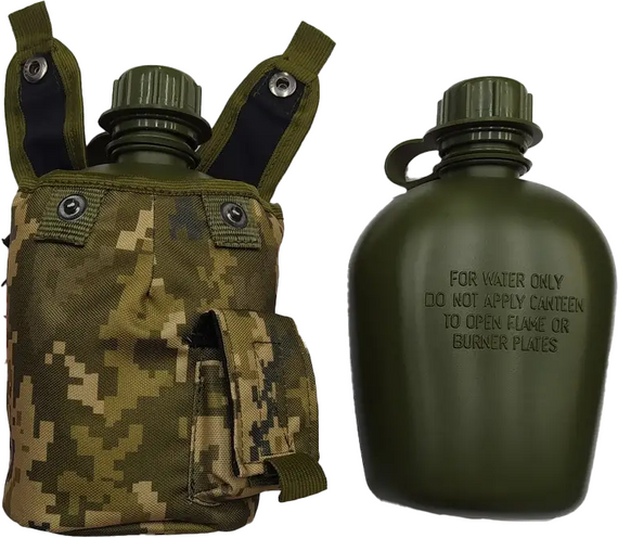 Чохол для фляги M&M 1000 мл 5 ММ-14 Піксель (213292) | Зображення 1