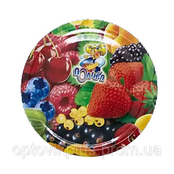 Кришка під закатку, ламінована, "Полінка", 50шт