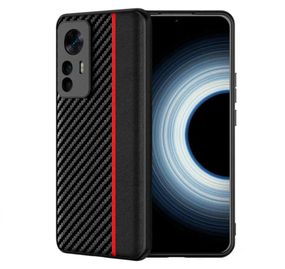 Чехол накладка Primolux CFC для Xiaomi 12 / Xiaomi 12X - Black&Red
