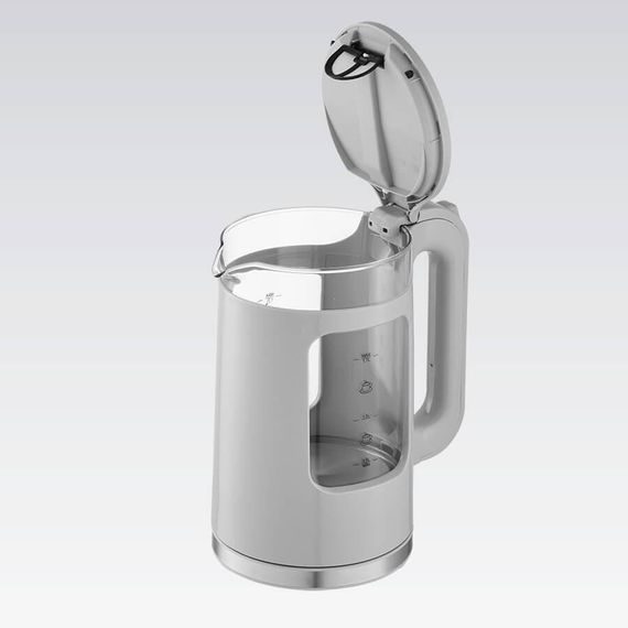 Електрочайник скляний Maestro MR-065-GREY, 1.7 л, 2200 Вт, з підсвіткою | Зображення 2