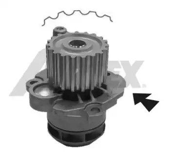Насос водяний Caddy III/T5/Octavia/Fabia/Golf V/Passat 1.4/1.9TDI/2.0SDI, AIRTEX (1776) | Зображення 1