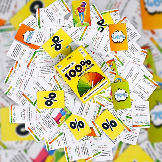 Настольная игра "Веселая компания 100%" 30949, 110 карточек | Зображення 5