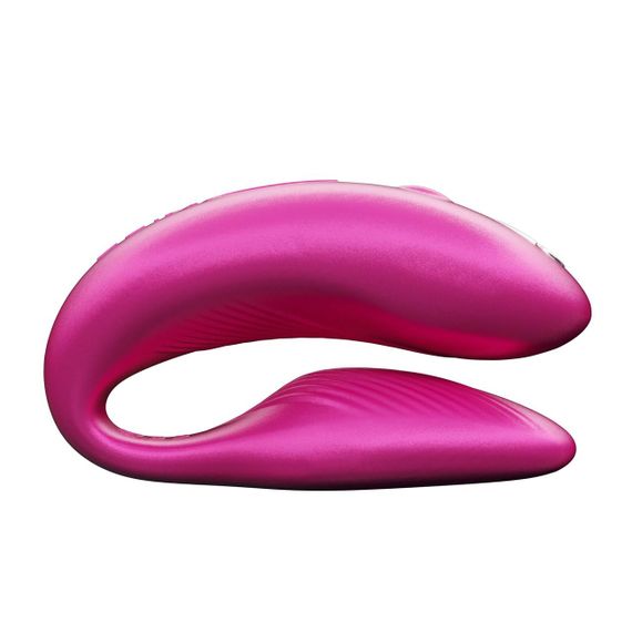 Смарт-вибратор для пар We-Vibe Chorus Cosmic Pink, сенсорное управление вибрациями сжатием пульта Sex Aura | Зображення 2