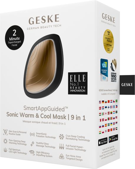 Ультразвукова маска тепло та холод GESKE Sonic Warm&Cool Mask 9в1 gray | Зображення 7