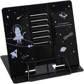 Подставка для книг "Котик Космонавт" LTS-8164 металлическая  Вид 1