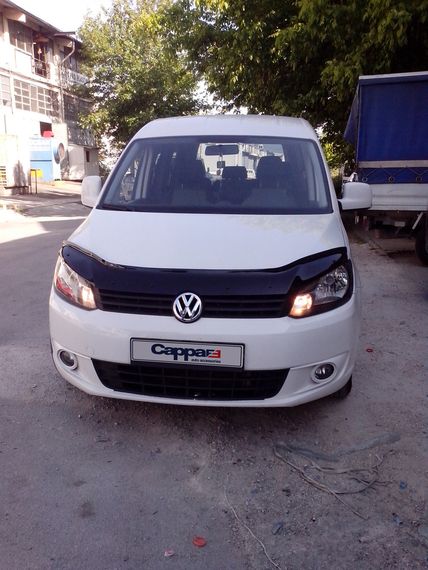 Дефлектор капоту (EuroCap) для Volkswagen Caddy 2010-2015рр | Зображення 4
