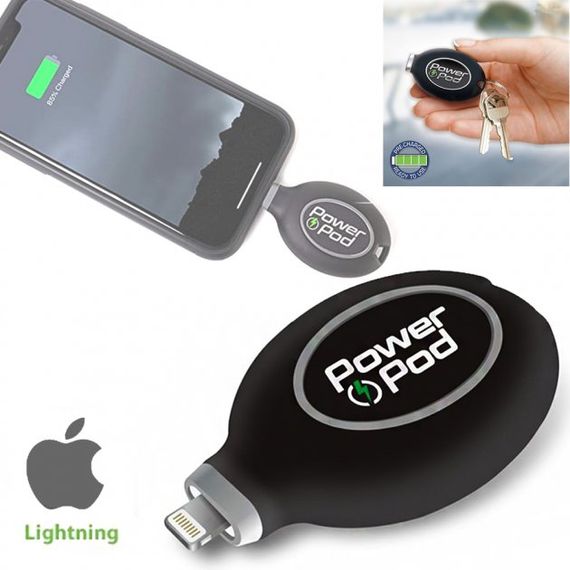 Powerbank – брелок для ключів Power Pod Emergency Charge 800 mAh Роз'єм Micro USB | Зображення 2
