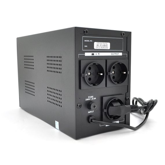 ДБЖ Ritar RTM1200 (720W) Proxima-L, LED, AVR, 3st, 3xSCHUKO socket, 2x12V7.5Ah, metal Case (350х120х190) Q2 | Зображення 2
