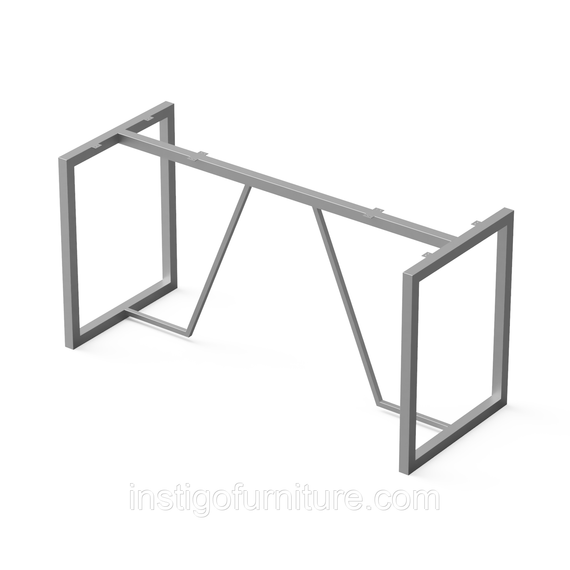 Підстілля каркас для столу з металу 1500×600mm, H=730mm Сірий