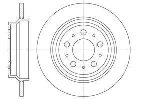 Диск гальмівний FIAT BRAVO, VOLVO XC70, REMSA (662000)