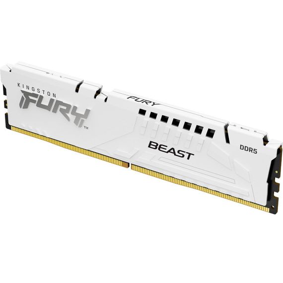 Модуль пам'яті для комп'ютера DDR5 32GB 5600 MHz Beast White Kingston Fury (ex.HyperX) (KF556C36BWE-32) | Зображення 2