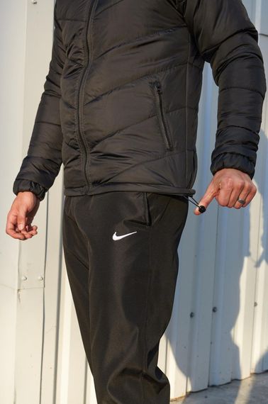 Комплект куртка Nike чорна + штани Nike. Барсетка Nike у подарунок! | Зображення 8