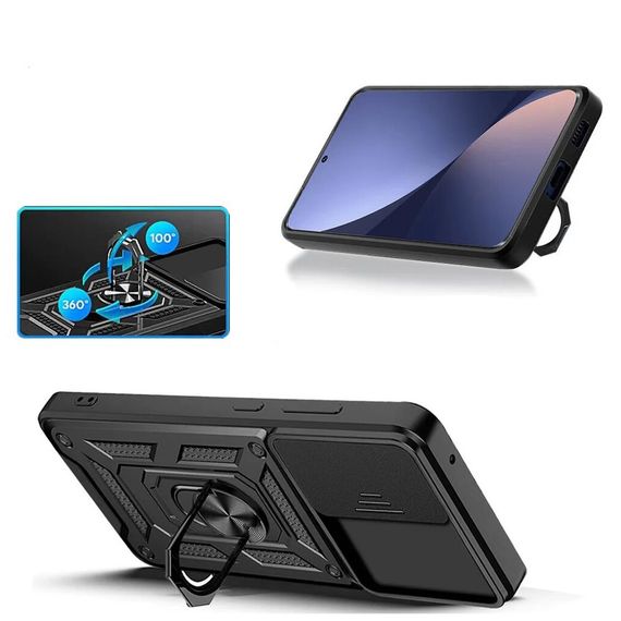 Чохол до мобільного телефона BeCover Military Xiaomi 12 5G Black (710019) | Зображення 2
