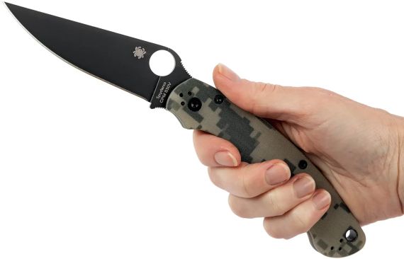 Ніж Spyderco Military 2 Black Blade Camo | Зображення 4