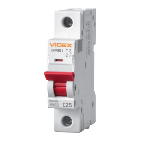 Автоматичний вимикач 1P 25А 4,5 kA VF-RS4-AV1C25 Resist Videx