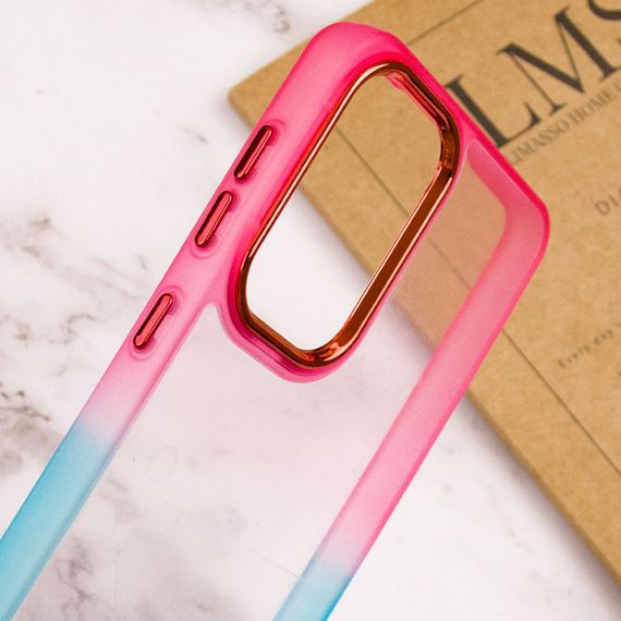 Чохол TPU+PC Fresh sip series для Xiaomi Redmi Note 11 Pro 4G/5G / 12 Pro 4G Бірюзовий / Рожевий | Зображення 3