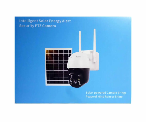 Поворотная погодозащитная солнечная камера безопасности 4G solar cam 1080P | Зображення 4