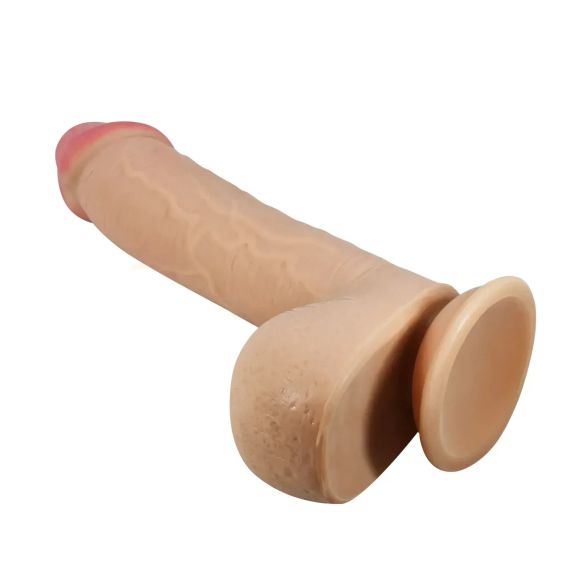 Фалоімітатор на присосці, з ефектом ковзної шкіри LyBaile - Sliding Skin 9,2'' Flesh, BW-008040LP Sex Aura | Зображення 6