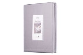 Простирадло на резинці Ardesto Mix&Match, 160х200+30см, 100% бавовна, сатин, сірий (ART1620FSD)