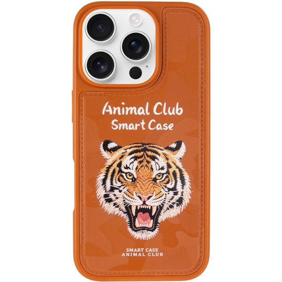 TPU+PC чохол Animal Club для Apple iPhone 16 Pro Max (6.9") Chocolate Brown | Зображення 1