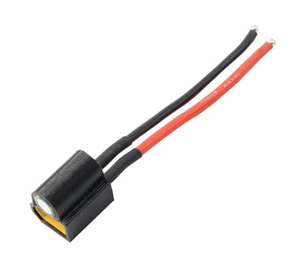 Силовий кабель 14AWG 100mm для контролерів ECS VTX FPV роз'єм XT60 з конденсатором 1000mF/35V 105C | Зображення 1