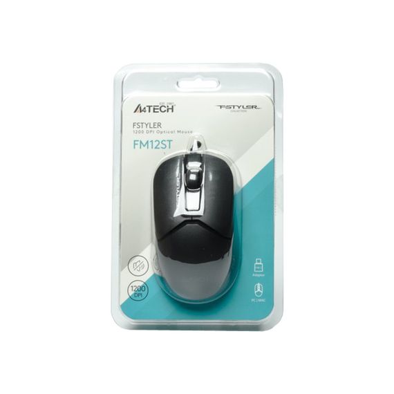 Мишка A4Tech FM12ST USB Black (4711421990271) | Зображення 9