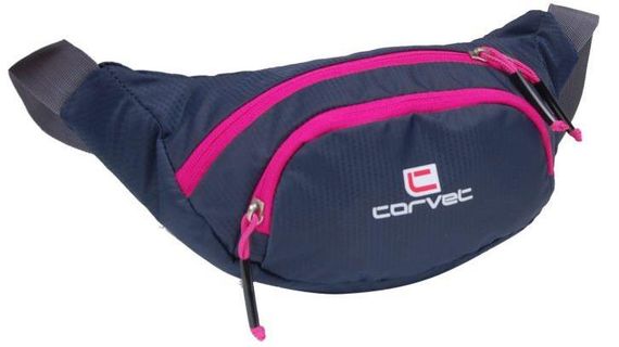 Сумка на пояс Corvet синя