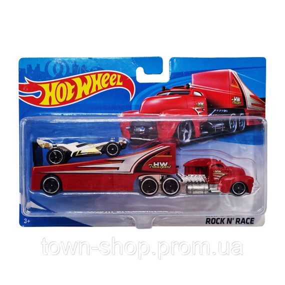 Детский игровой набор машинок T-H708-1(White) с трейлером