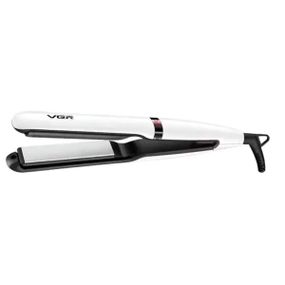 Утюжок для волос VGR V-512 с керамическими пластинами, белый