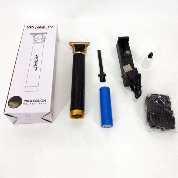 Машинка для окантовки акумуляторна T9, Тример для самостійної стрижки волосся Тример скронь YP-47 | Зображення 4