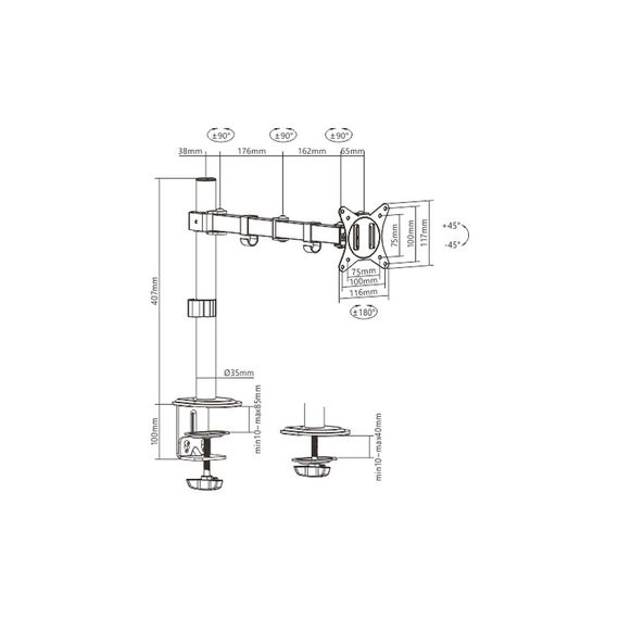 Кронштейн HiSmart HS082390 | Зображення 2