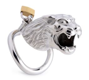 Клітка для пеніса Master Series: Tiger King Cock Cage With Lock Сріблястий One Size