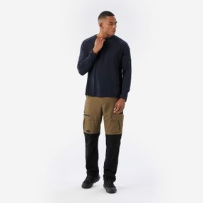 Футболка чоловіча Merino Resist з довгими рукавами темно-синя - XL.