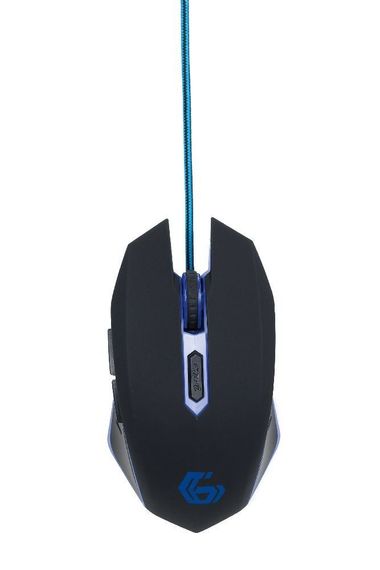 Оптична ігрова мишка Gembird MUSG-001-B, USB інтерфейс, синій колір | Зображення 2