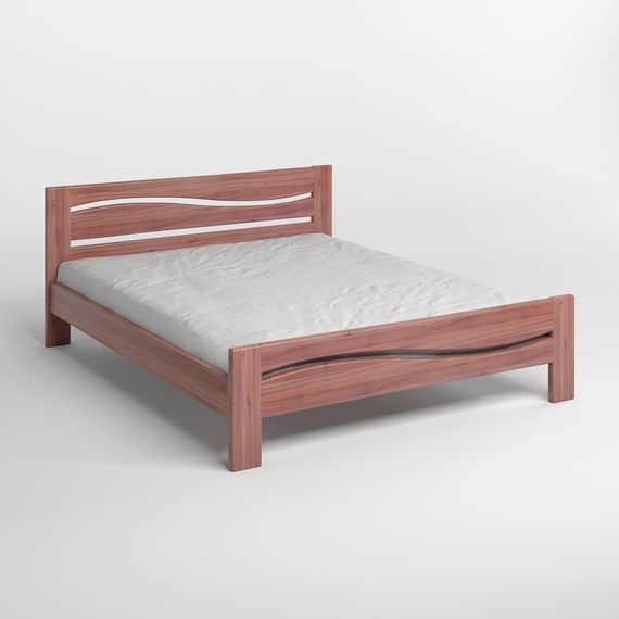 Двоспальне ліжко Mebigrand Неаполь Горіх лісовий 180х200 см (MBG-2200) | Зображення 1