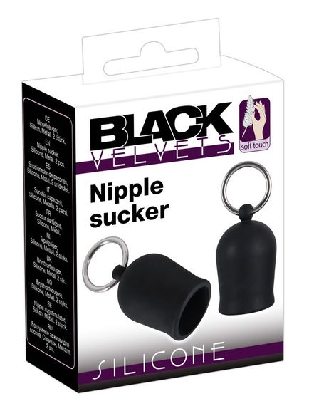 Жіночі помпи - Black Velvets Nipple Sucker Sex Aura