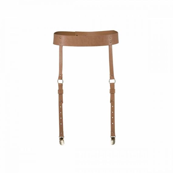 Подтяжки Bijoux Indiscrets MAZE - Suspender Belt Brown O\S Sex Aura | Зображення 2