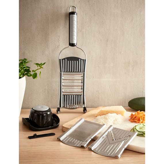 Универсальная овощерезка кухонный рубанок Овощерезка Nicer Dicer SPEED, ручная овощерезка мультислайсер | Зображення 3