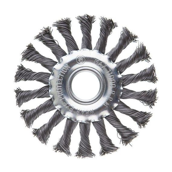 Щітка кільцева 115*22.2 мм (пучки крученого дроту) INTERTOOL BT-7115 | Зображення 1