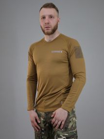 Тактический лонгслив ULTIMATUM Tactical Койот, мужская камуфляжная футболка с рукавом,армейский реглан 2XL