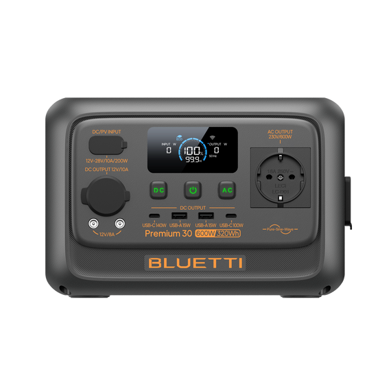 Портативна зарядна станція Bluetti Premium 30 V2 320Wh 600W LiFePO4 | Зображення 1