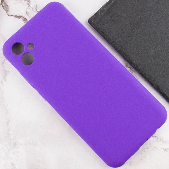 Чохол Silicone Cover Lakshmi Full Camera (AAA) для Samsung Galaxy A04e Фіолетовий / Amethyst | Зображення 4