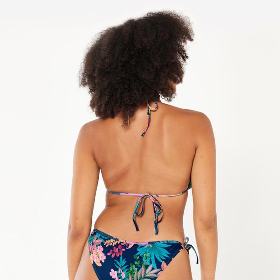 Верх купальника жіночий Mae з трикутними чашками синій з принтом - EU40 UA46 | Зображення 3